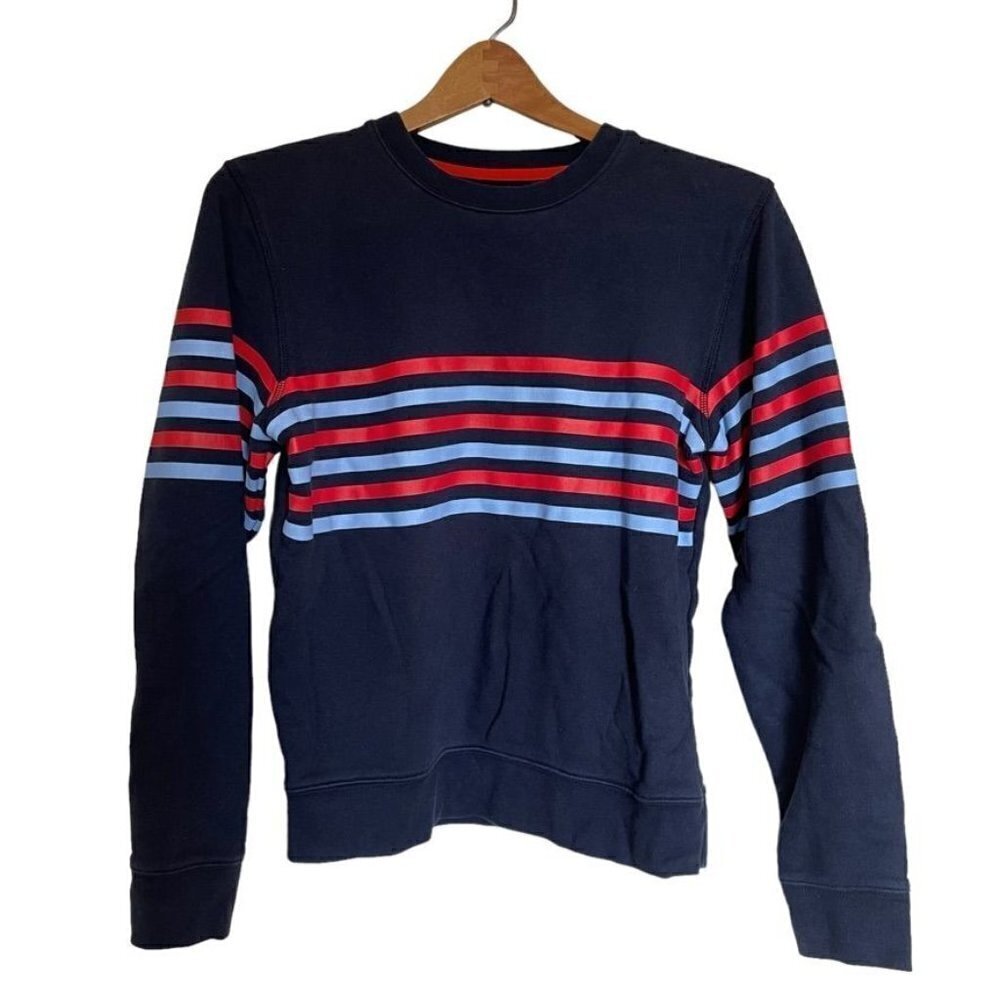 Tory Sport by Tory Burch Striped Sweatshirt Size Small